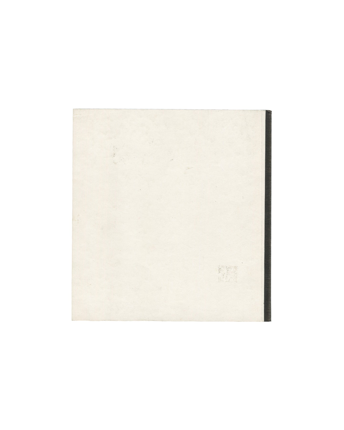 Hans Bellmer, Andy Warhol, Allen Jones — Die Puppe catalogue reverse, 1971, plain off-white boards, age toning
