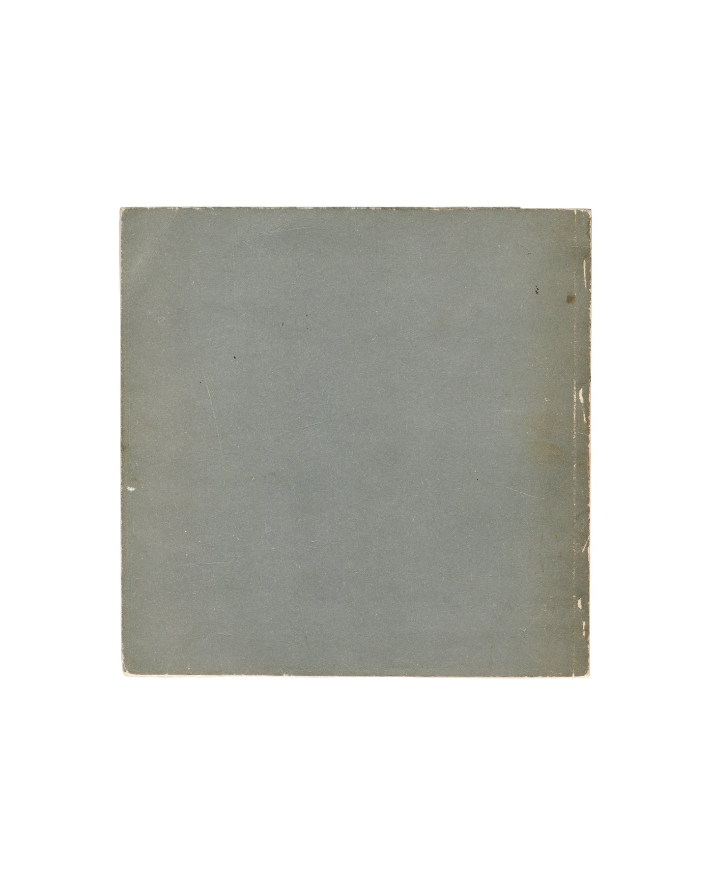 Anthony Caro — Hayward Gallery exhibition catalogue, 1969, back cover