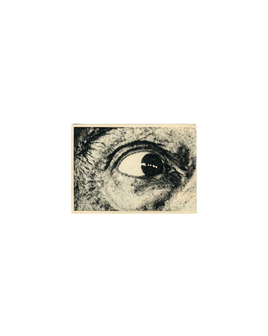 Salvador Dalí, Ma révolution culturelle, Les Livres de Nulle Part c.1990, right eye extreme close-up, back cover