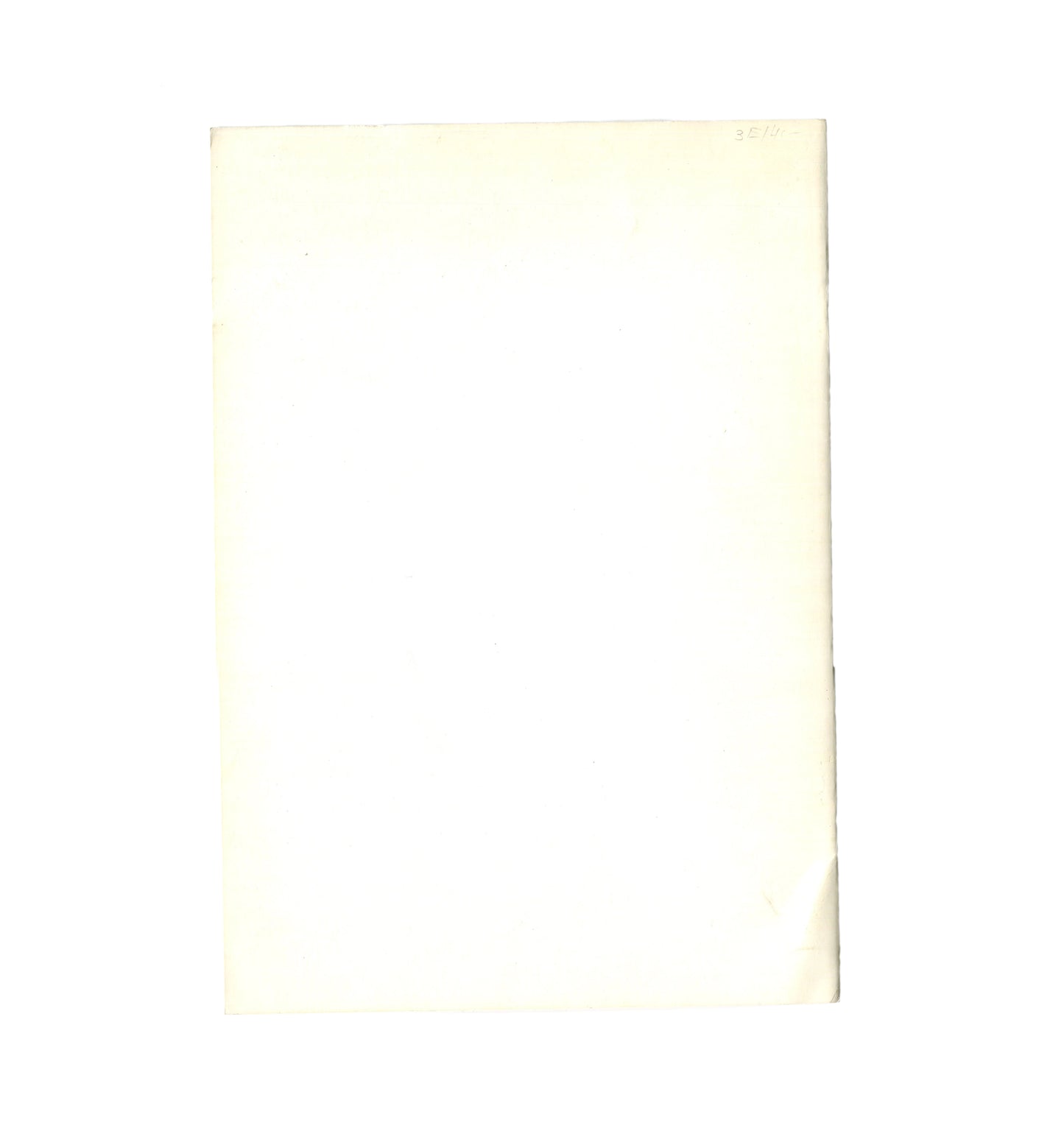 Michael Steiner and Larry Poons, Skulpturen und Gemälde aus New York, Wuppertal 1978, back cover: plain cream, light age toning and corner curl
I