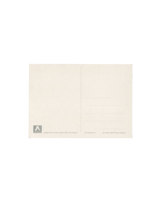 Anabas AP146 postcard verso, publisher address, catalogue number, copyright 1986