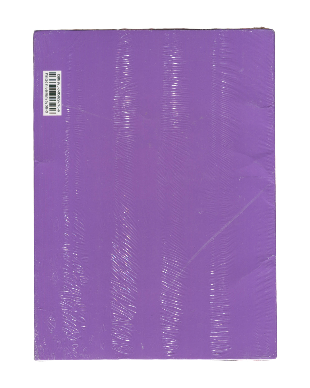 Nobuyoshi Araki & Juergen Teller, Leben und Tod, Steidl, 2020, back cover purple sleeve with ISBN label, sealed in original shrink-wrap