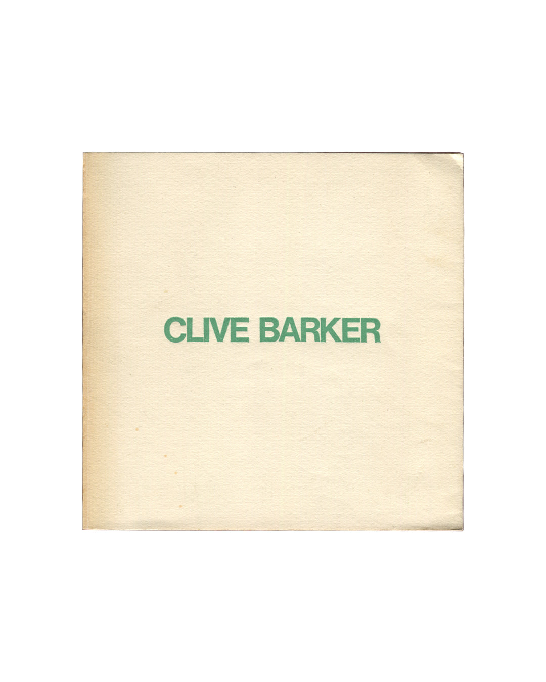 Clive Barker — Heads and Chariots, Anthony d'Offay, London, 1974