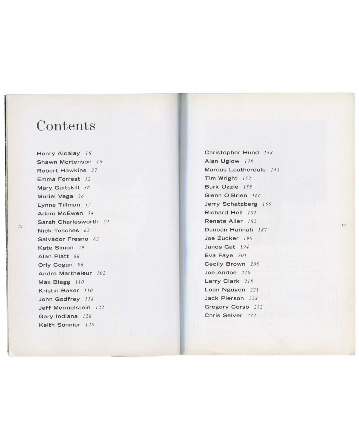 BALD EGO NO. 2, Glenn O’Brien and Max Blagg, eds., 2002