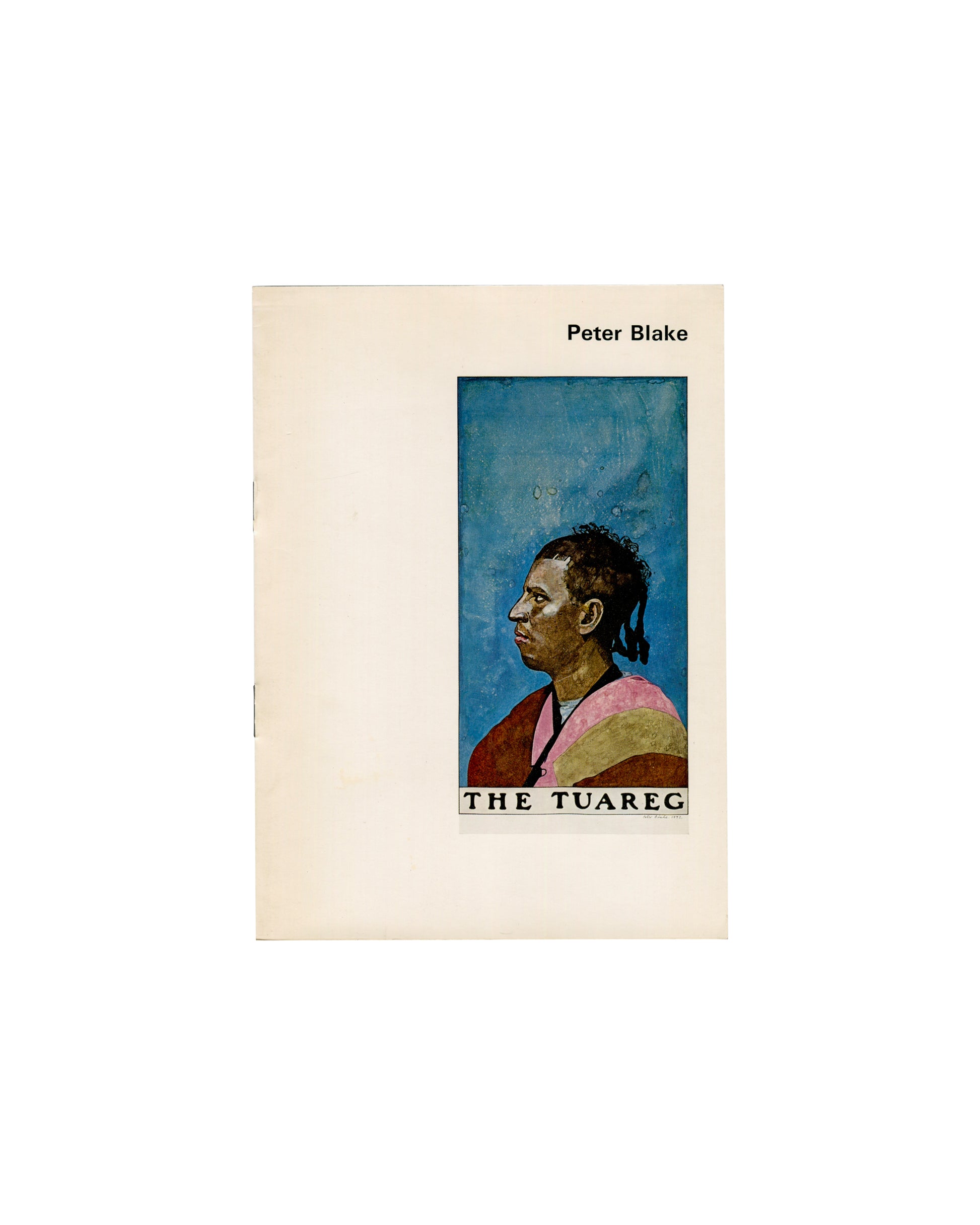 Peter Blake, Watercolours and Drawings, Waddington Galleries, 1972, front cover with The Tuareg 