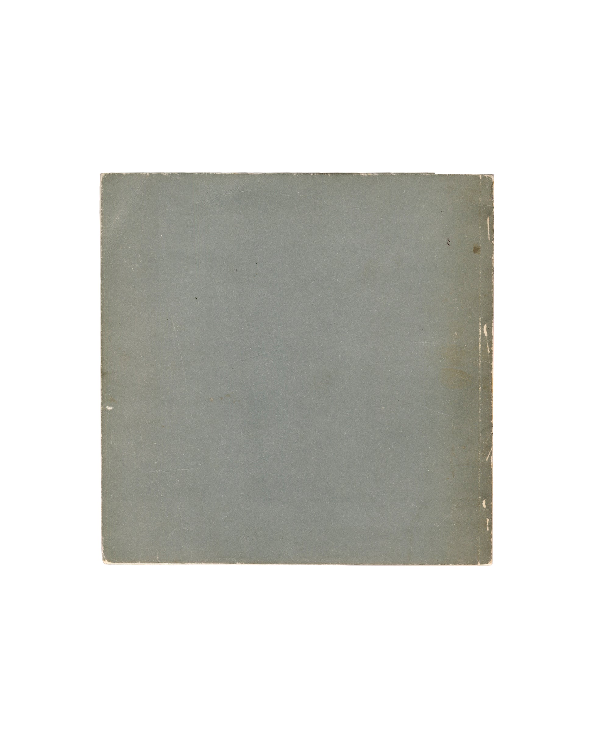 Anthony Caro — Hayward Gallery exhibition catalogue, 1969, back cover