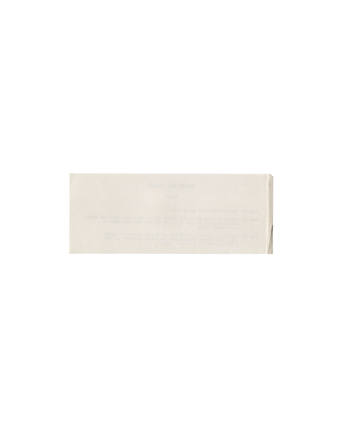 Anthony Caro: 1969/84,back of errata slip, corrections to pages 64, 66 and 69, Cézanne captions