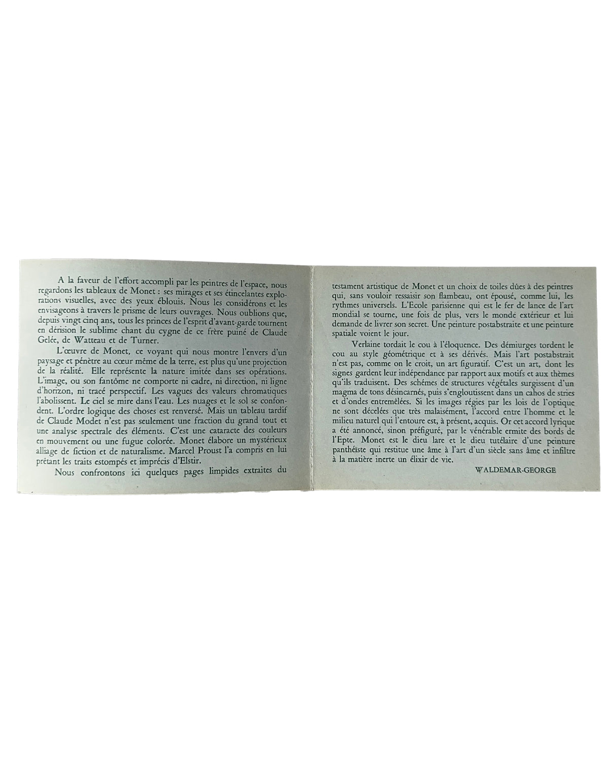 Text on a white background