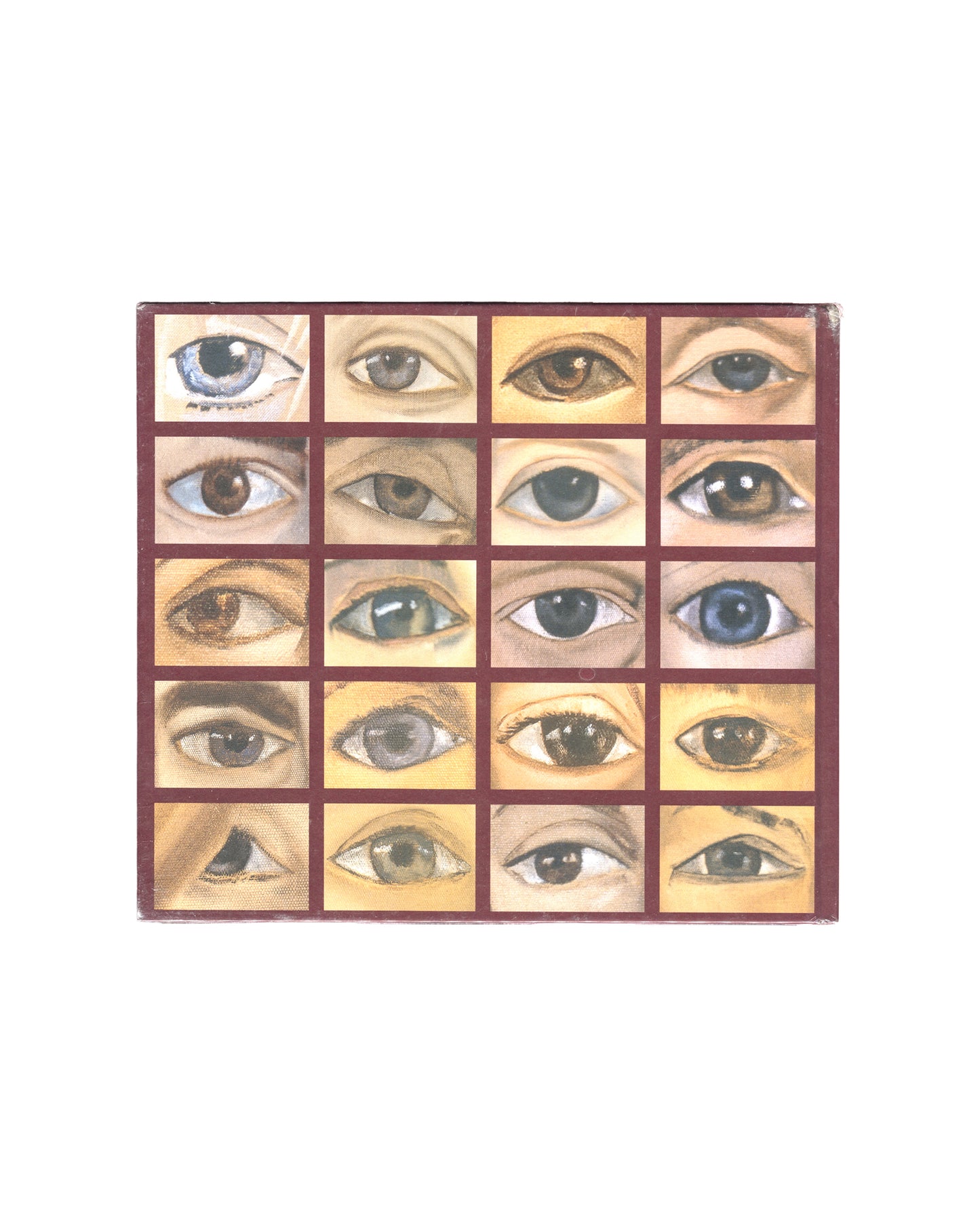 Francesco Clemente, Portraits, Mary Boone Gallery 2007, Back cover in publisher's shrinkwrap, grid of painted eyes 