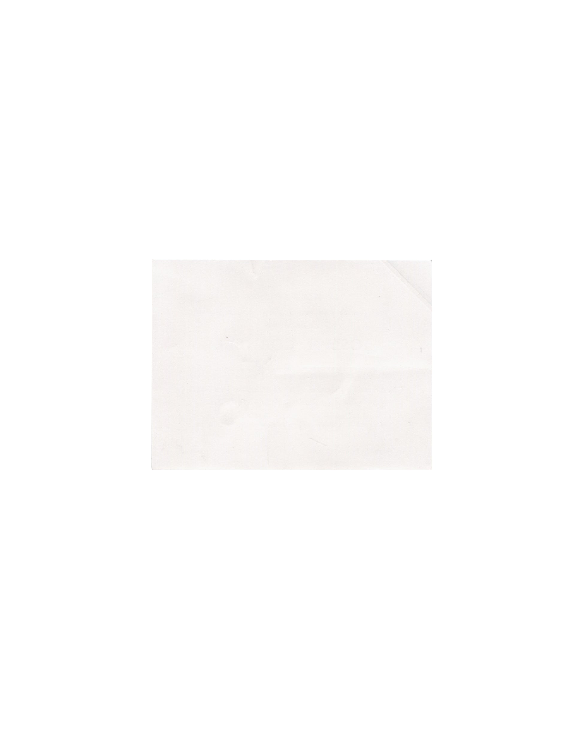 Joseph Cornell, exhibition invitation, Musée d'Art Moderne de la Ville de Paris 1981, plain verso, cream card stock