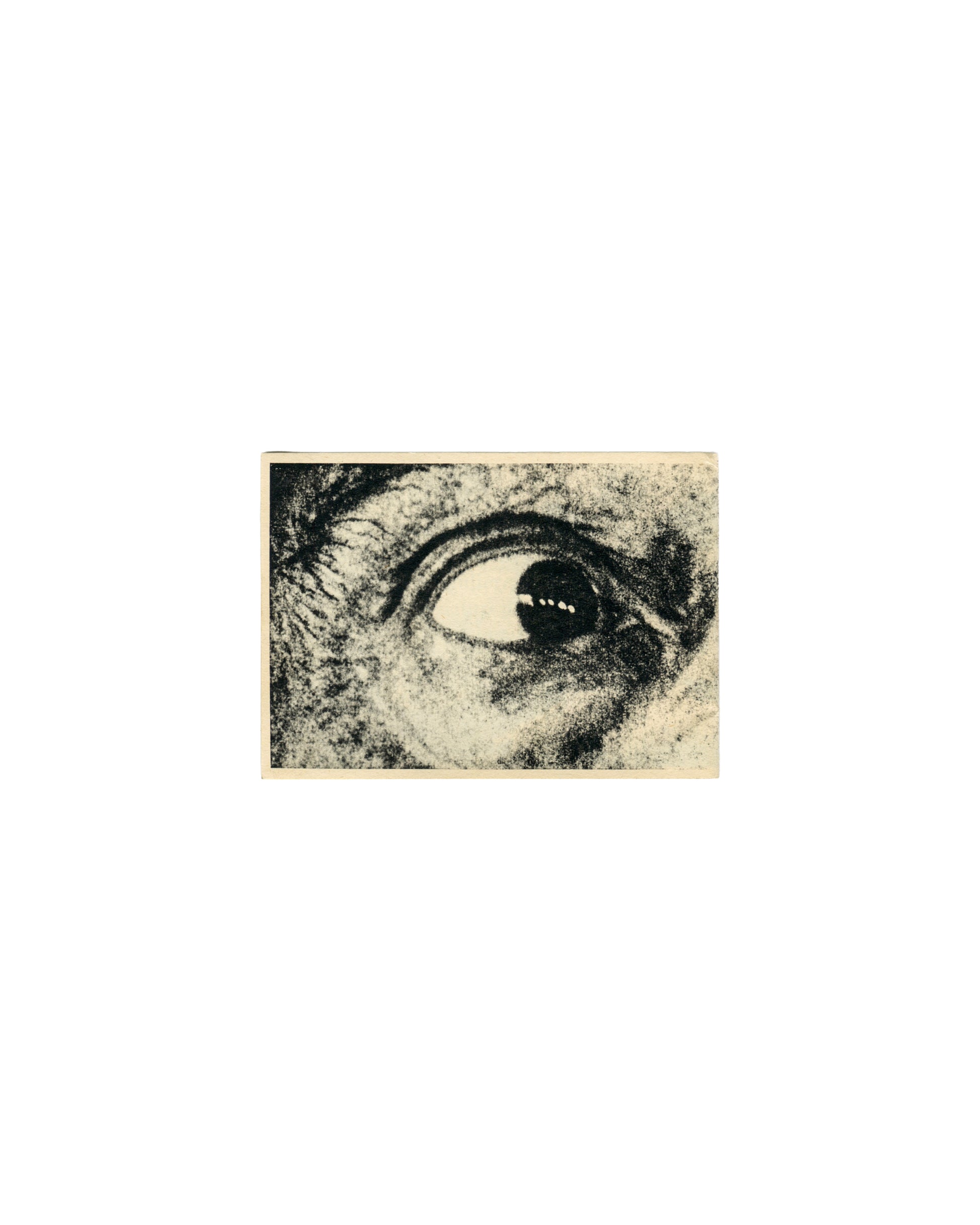 Salvador Dalí, Ma révolution culturelle, Les Livres de Nulle Part c.1990, right eye extreme close-up, back cover