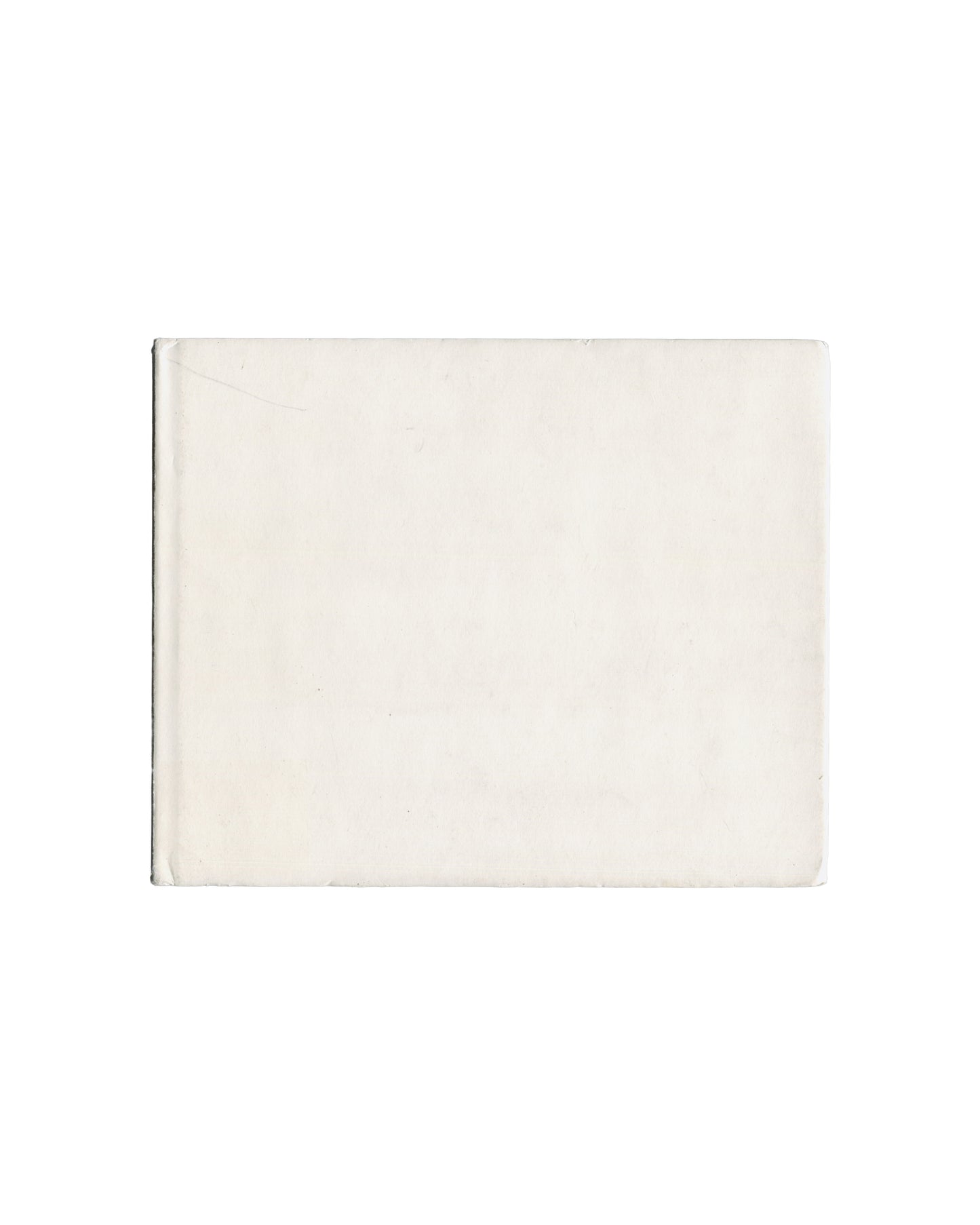 Suzan Frecon, Paintings, Richter Verlag, Düsseldorf, 1999, back cover, plain cream hardcover, no text or image