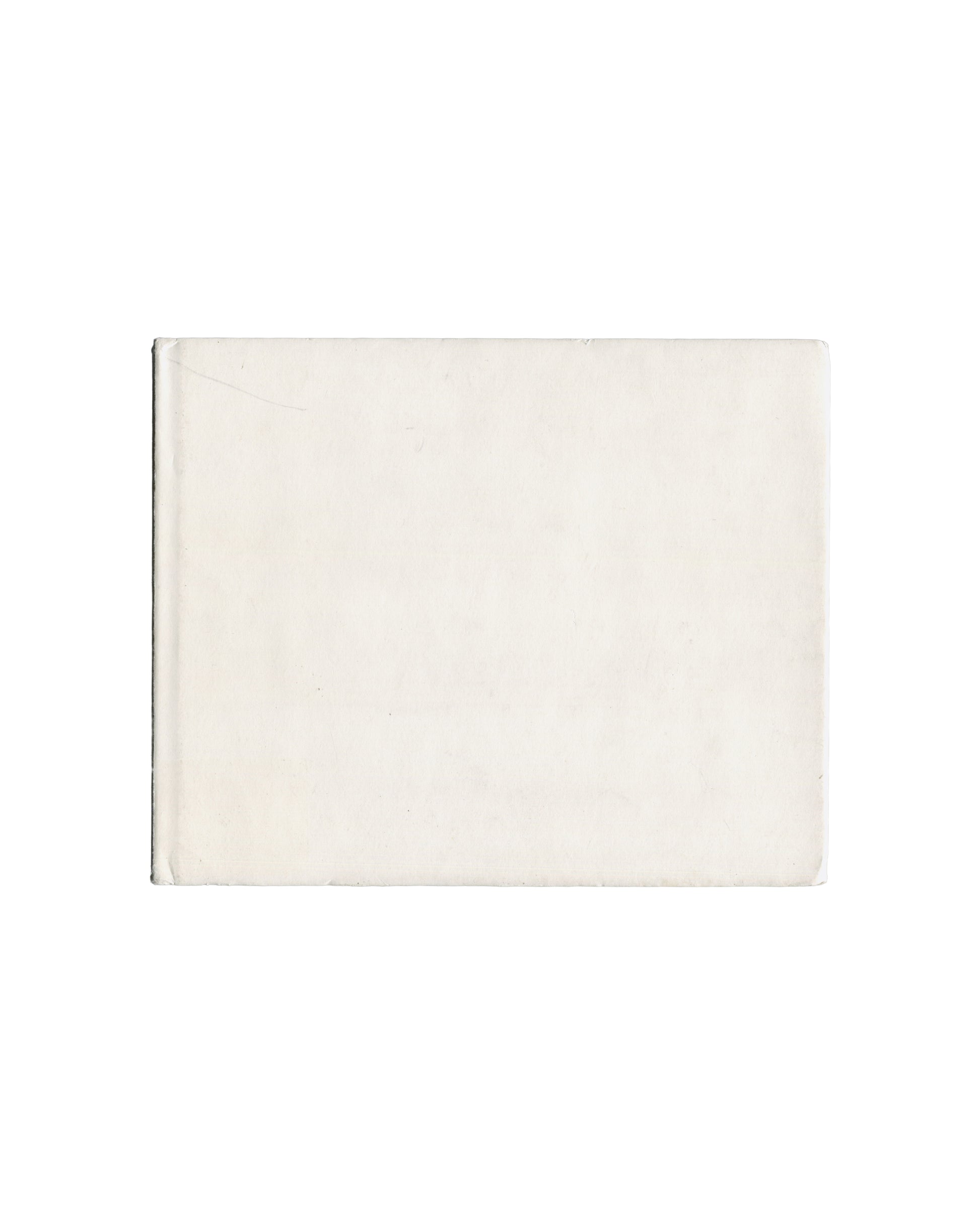 Suzan Frecon, Paintings, Richter Verlag, Düsseldorf, 1999, back cover, plain cream hardcover, no text or image