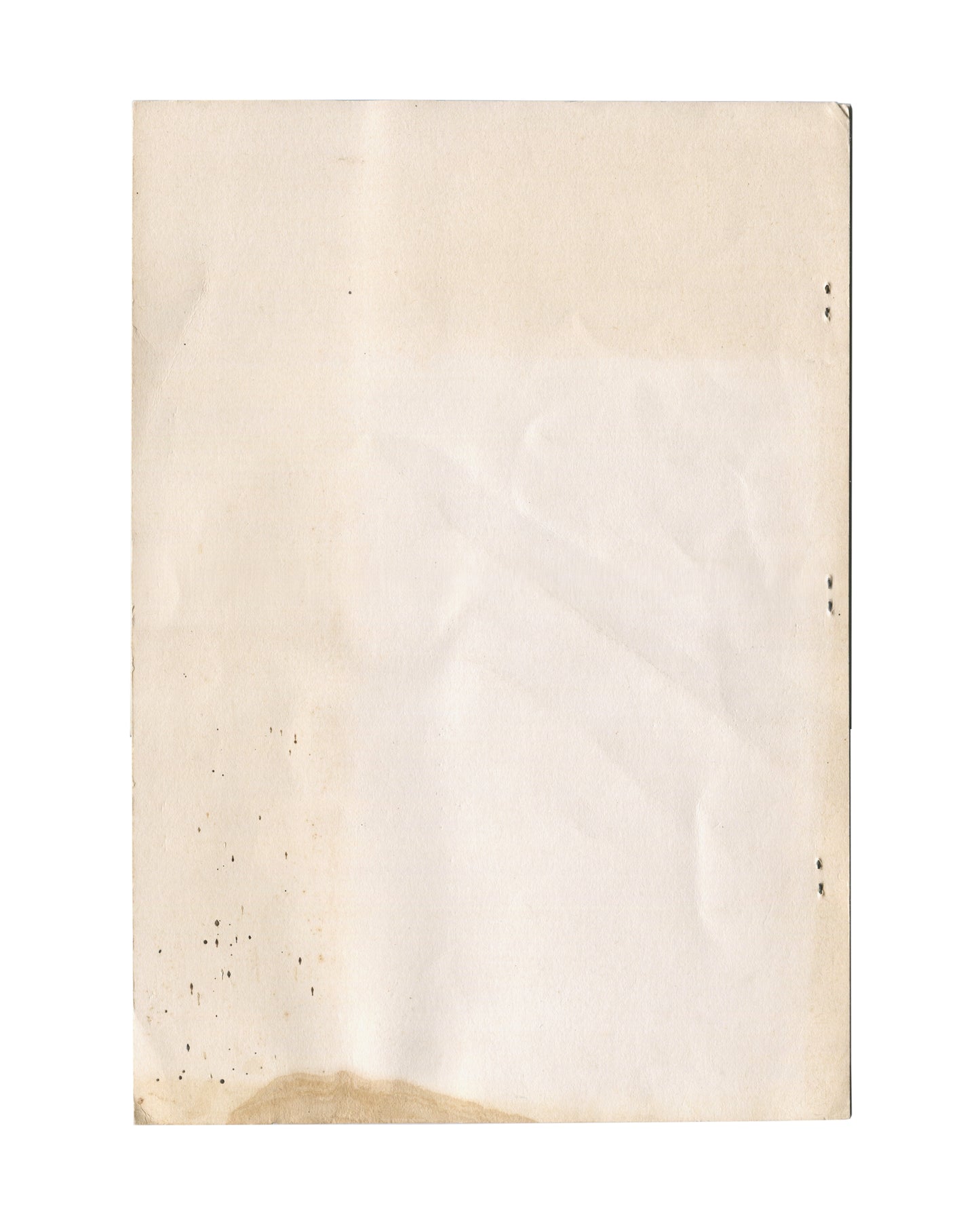 Back wrapper: Paul Buck Ulli's Room, Loot 2:2, Spectacular Diseases, 1981, plain cream stock, age toning, foxing 
