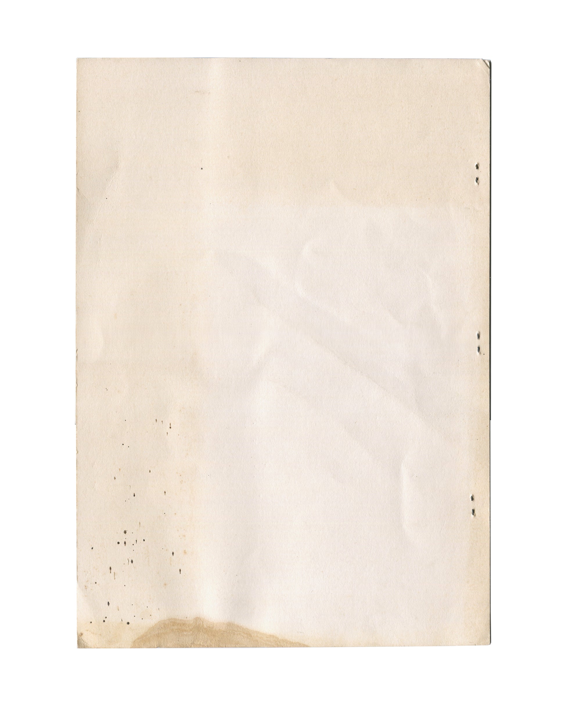 Back wrapper: Paul Buck Ulli's Room, Loot 2:2, Spectacular Diseases, 1981, plain cream stock, age toning, foxing 