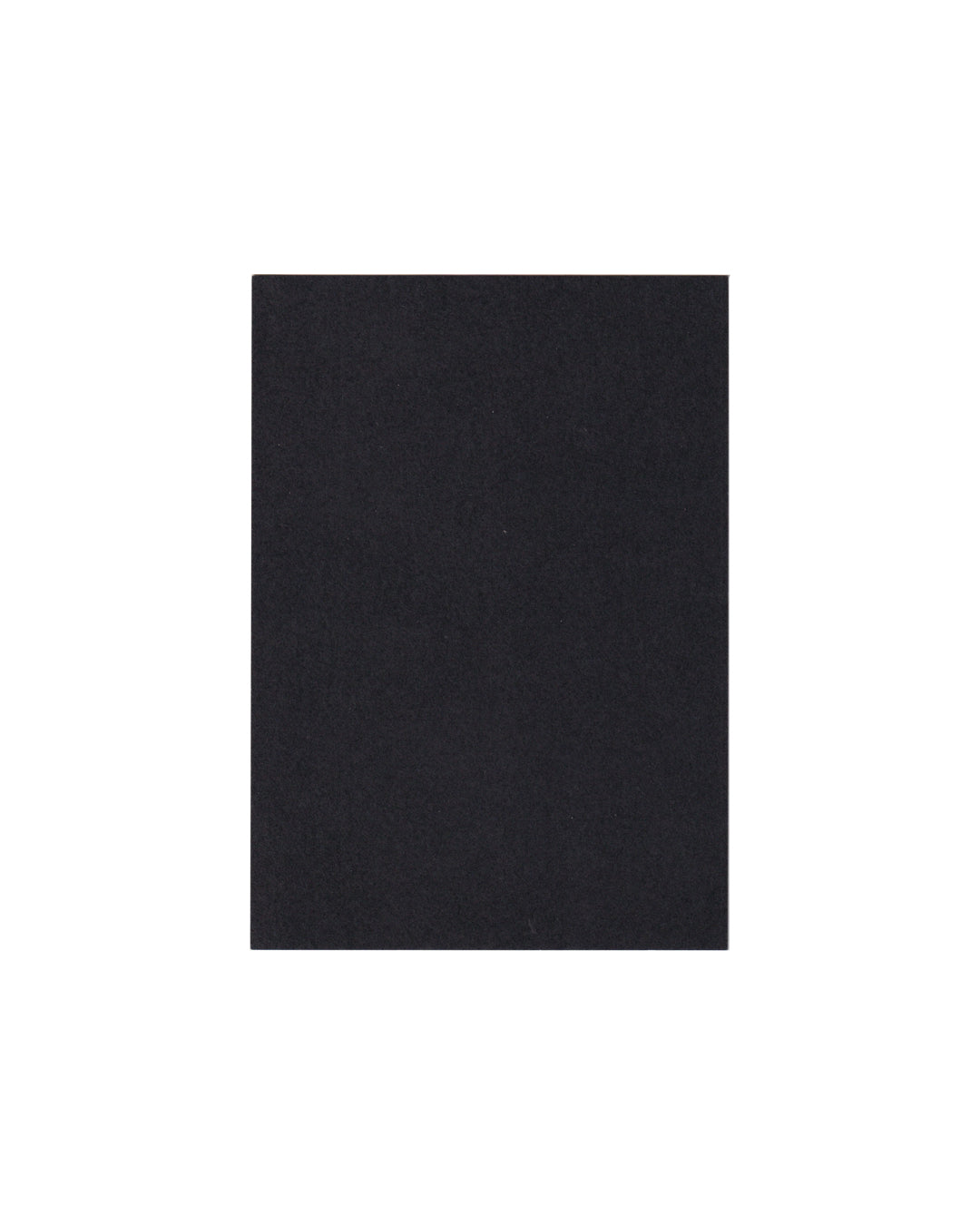 Henrik Olesen — Some Faggy Gestures, Galerie Daniel Buchholz Berlin 2008, recto: near-total black printed field on white card