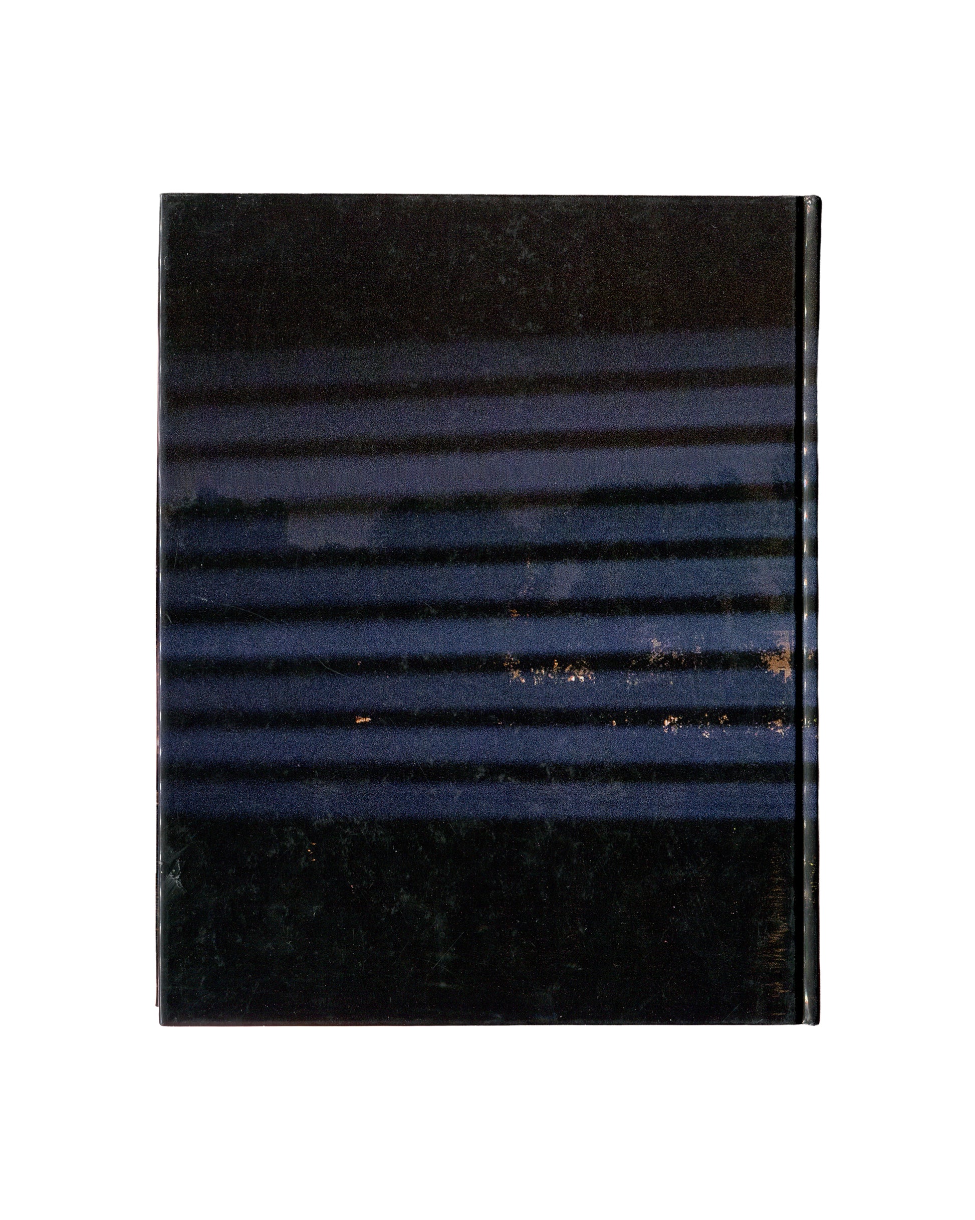 Jenny Holzer, For Frankfurt, Kerber 2011, rear board, dark gloss cover with surface wear