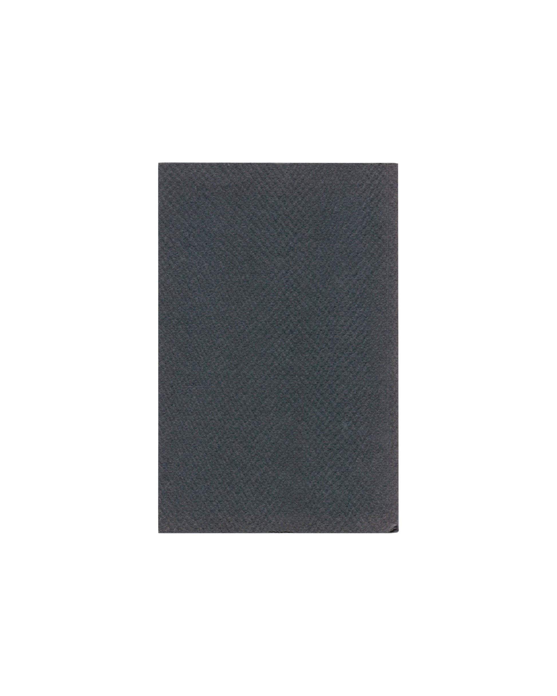 Rear wrapper, charcoal-grey textured board, plain, no text
