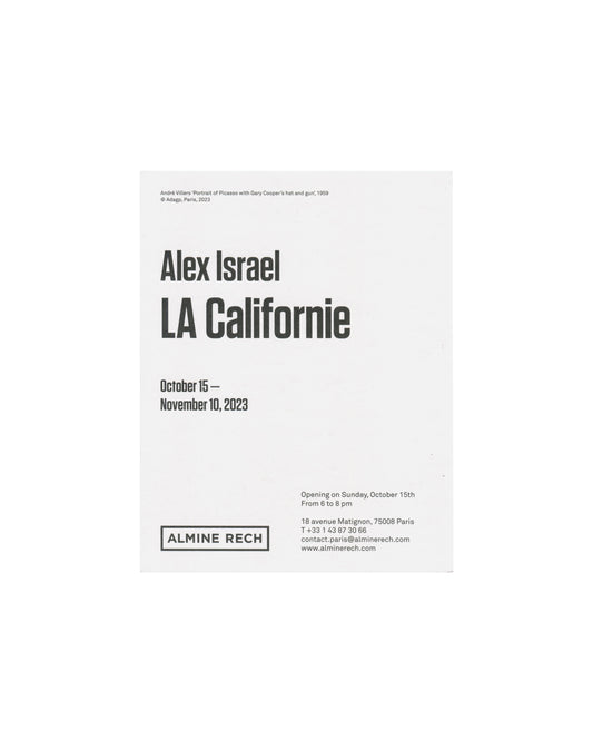 ALEX ISRAEL, LA Californie, Almine Rech, Paris, 2023