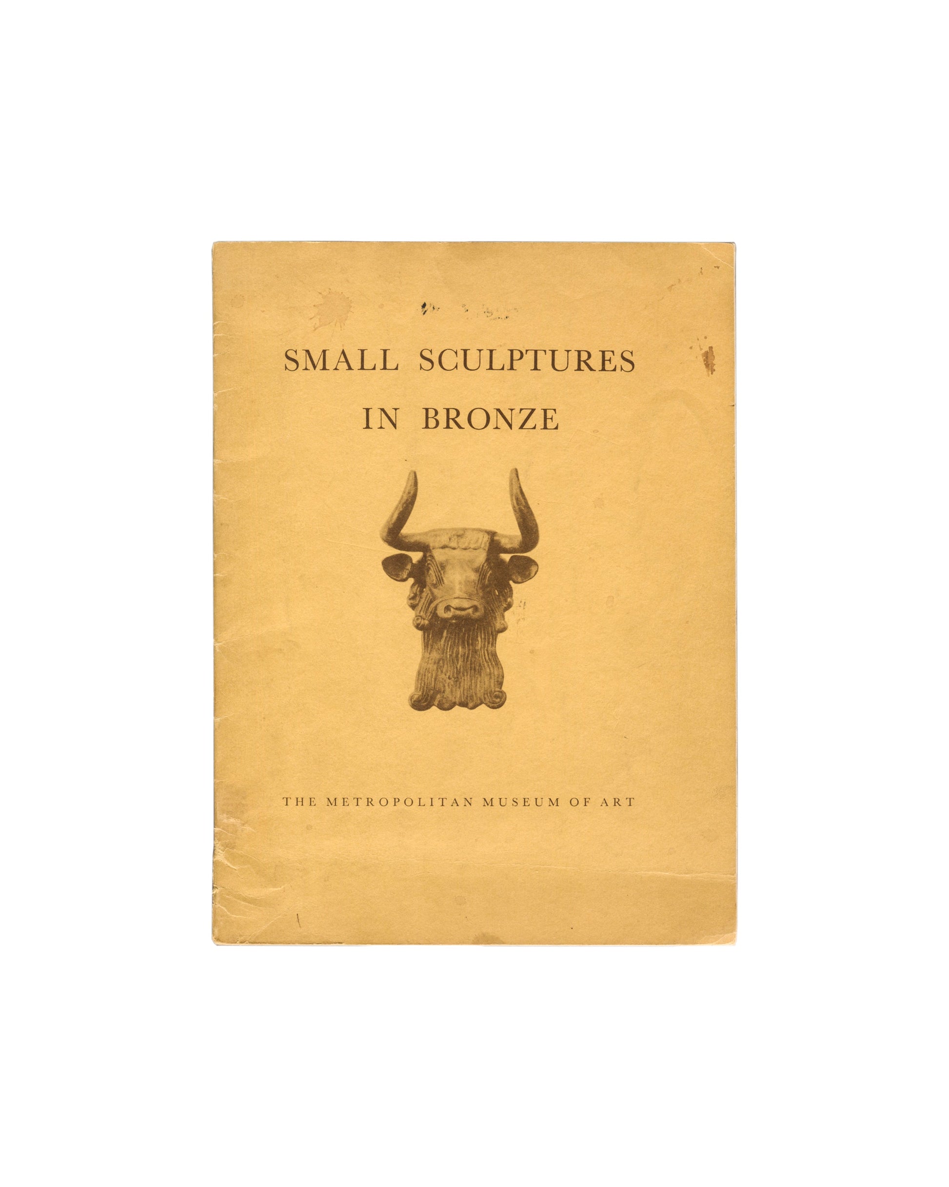 Small Sculptures in Bronze, Metropolitan Museum of Art, New York, 1950. Printed paper wrappers, front cover.
