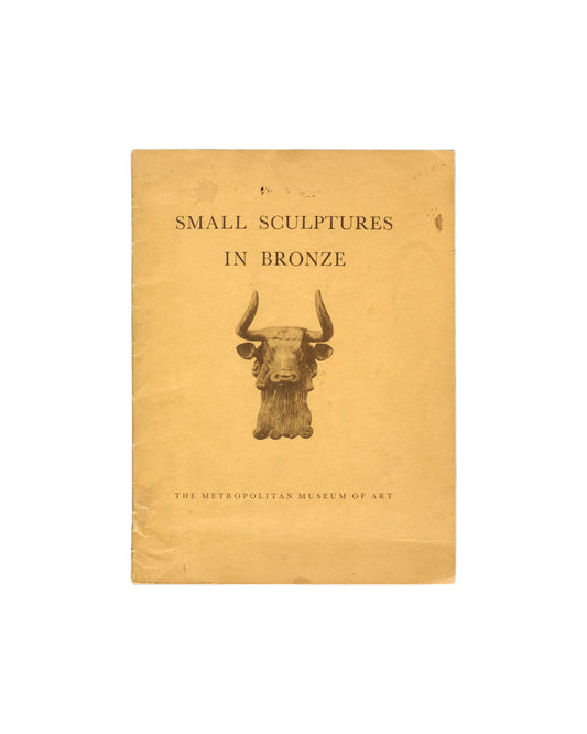 Small Sculptures in Bronze, Metropolitan Museum of Art, New York, 1950. Printed paper wrappers, front cover.