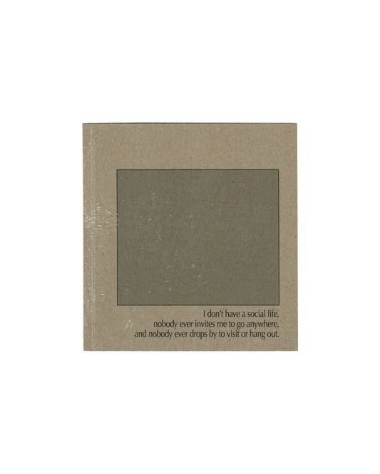 John Miller, The Middle of the Day, Volume 4, 2019, front cover, grey board with inset photograph and text