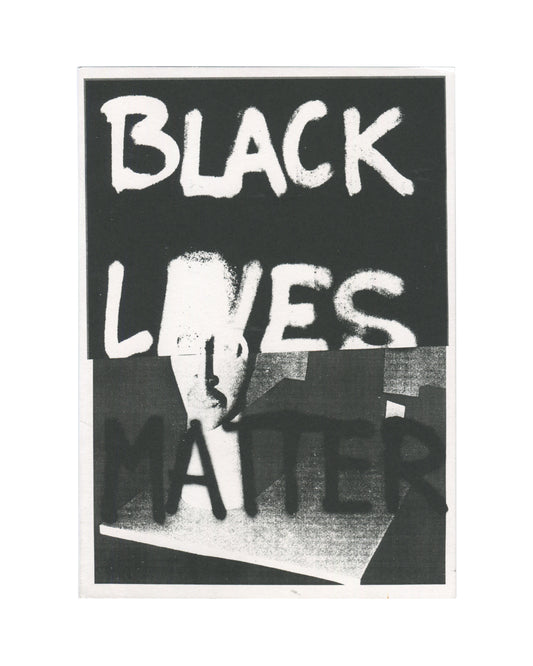 Original 2015 Pace London exhibition invitation for Adam Pendleton, New Work, front cover, plain white card with PACE LONDON in bold stencil-style black capitals centred on the page, no other text or image.
