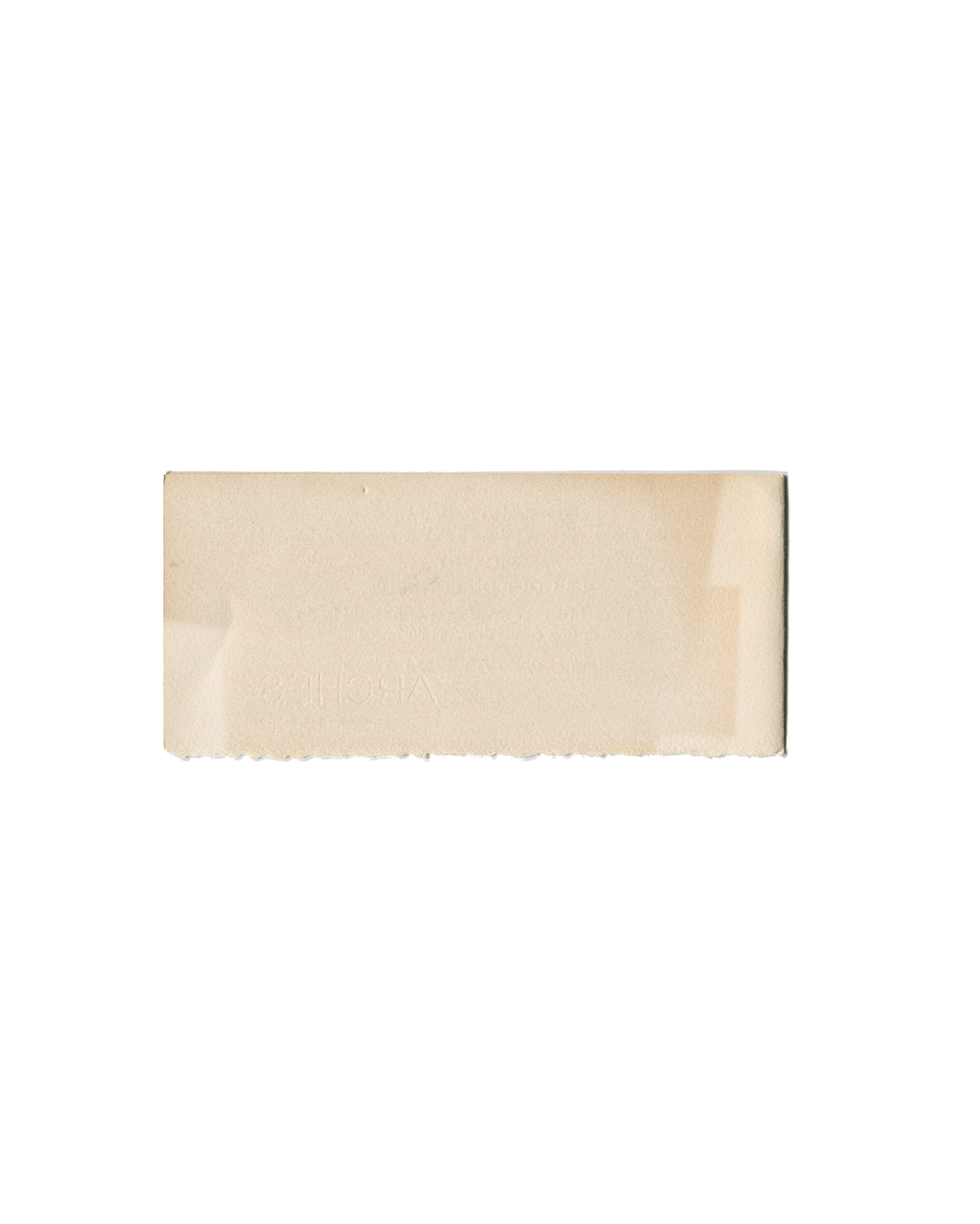 Pablo Picasso, Le Goût du Bonheur, Galerie du Passeur, 1970, invitation back folded, blank cream stock, deckled lower edge