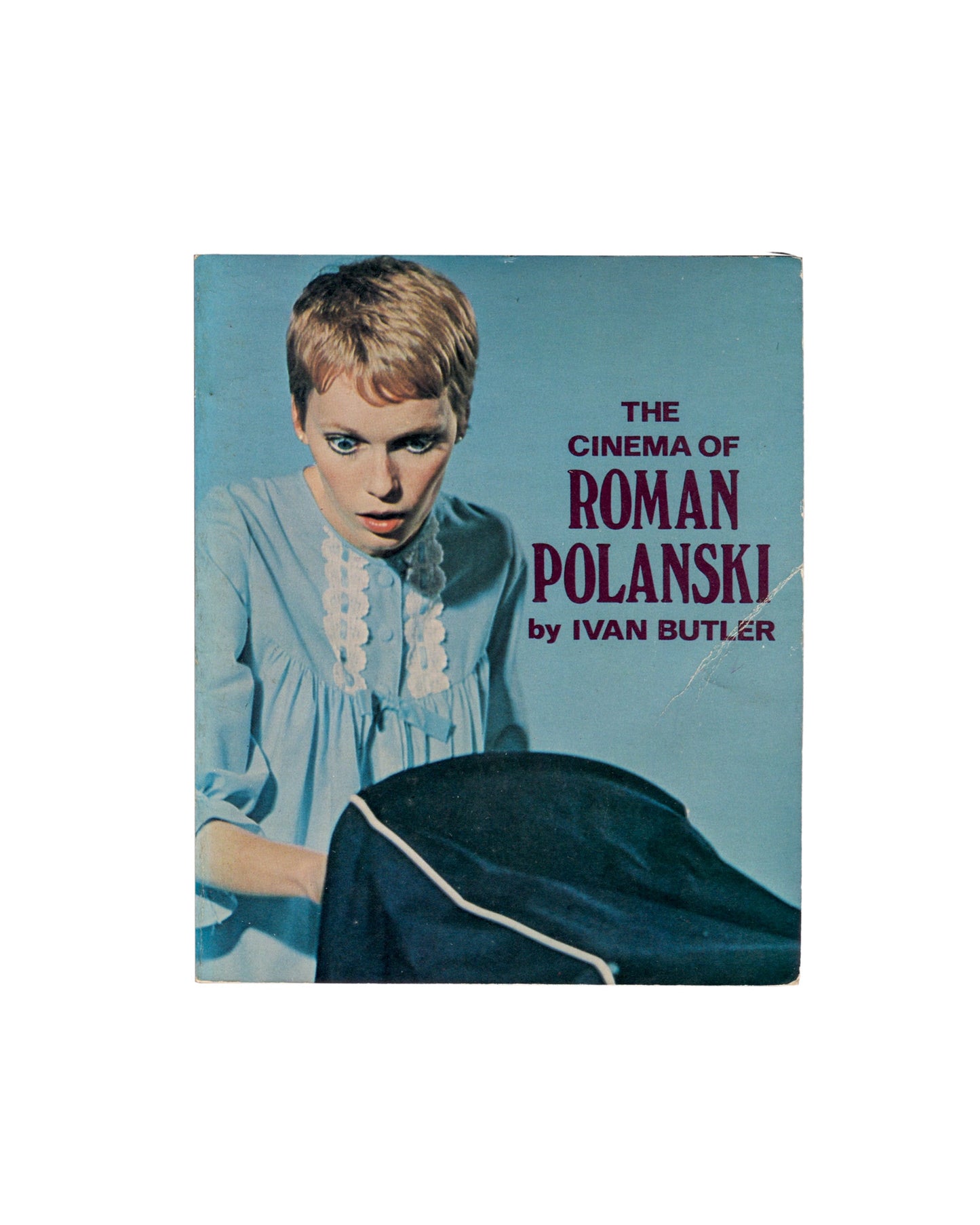 Roman Polanski / Ivan Butler, The Cinema of Roman Polanski, 1970, powder-blue softcover with Mia Farrow from Rosemary's Baby
