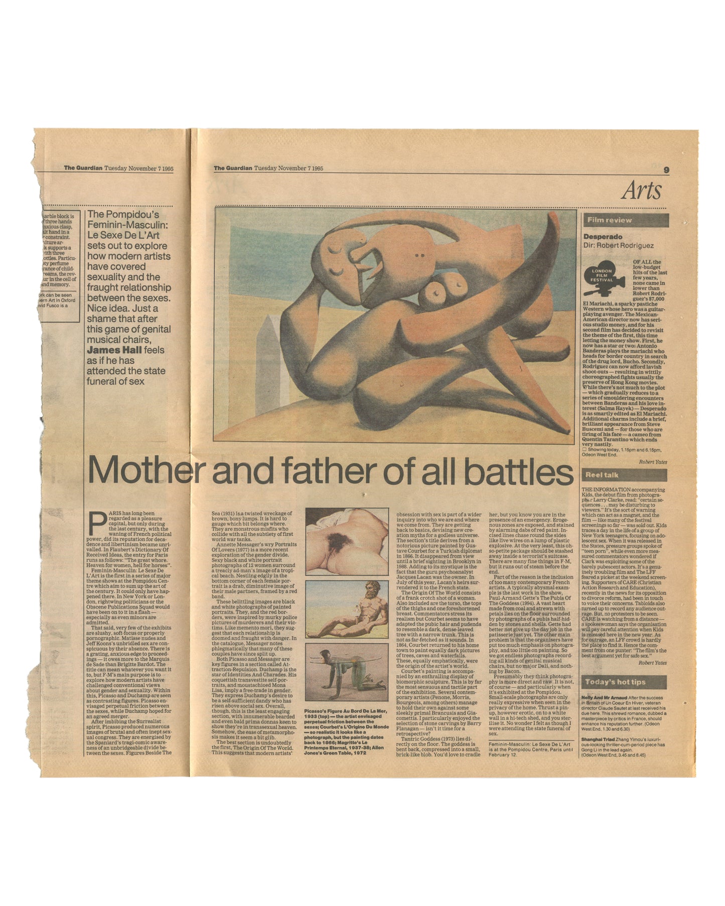 FÉMININ–MASCULIN: LE SEXE DE L'ART — Petit journal de l'exposition, Centre Pompidou, 1995
