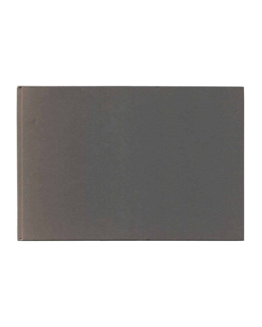 Richard Prince, Early Photographs 1977–1979, back cover. Skarstedt Fine Art, New York, 2001. Plain grey hardcover boards, no text or image. Light shelf wear and faint surface rubbing visible to boards.