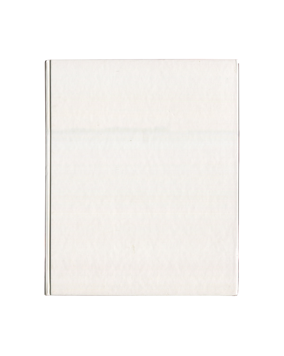Richard Prince, Photographien / Photographs 1977–1993, Kestner-Gesellschaft 1994, back cover, plain white boards