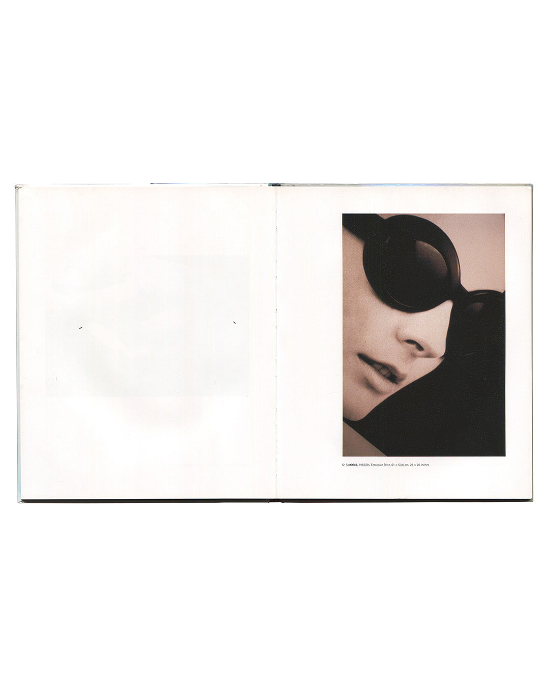 Richard Prince, Photographien / Photographs 1977–1993, 1994, interior, Untitled 1982–84, close-up face with oversized sunglasses