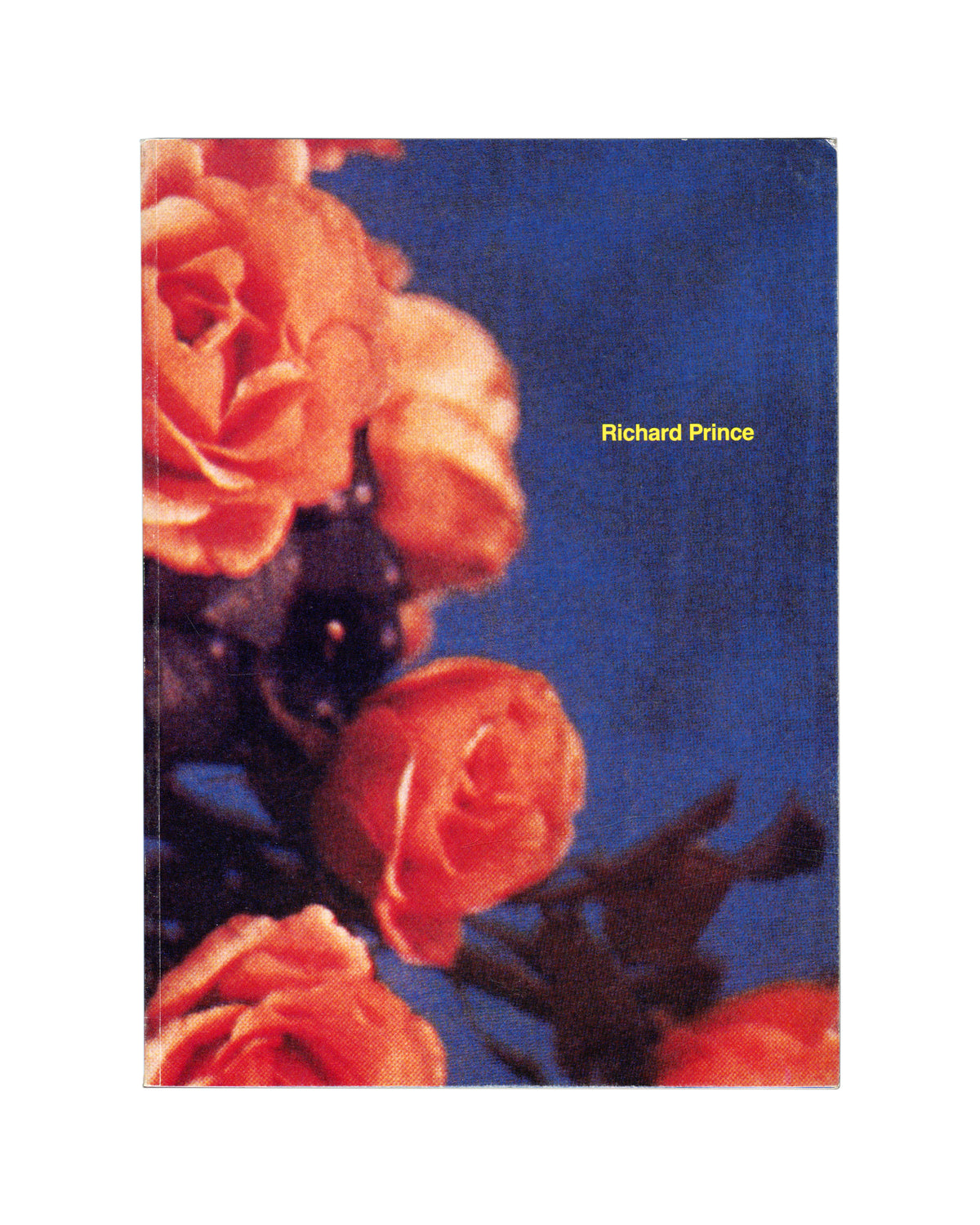 Richard Prince, Barbara Gladstone Gallery 1988, front cover: blurred Easyriders magazine cover, b&w landscape right
