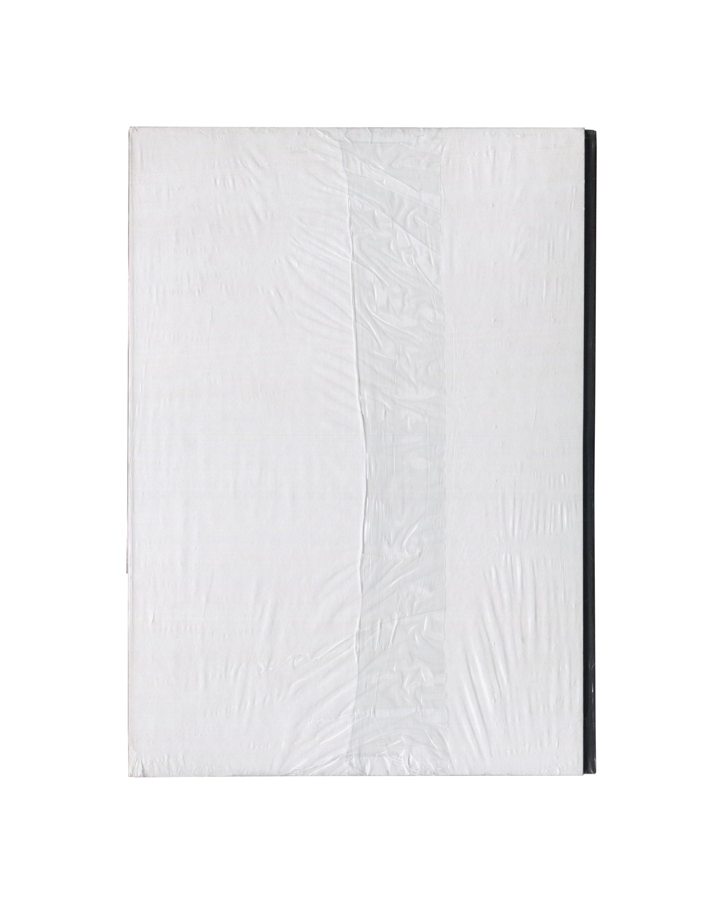 Richard Prince, Untitled (band), A+Mbookstore / Le Case d'Arte, Milan, 2014, white boards in original shrink-wrap, reverse