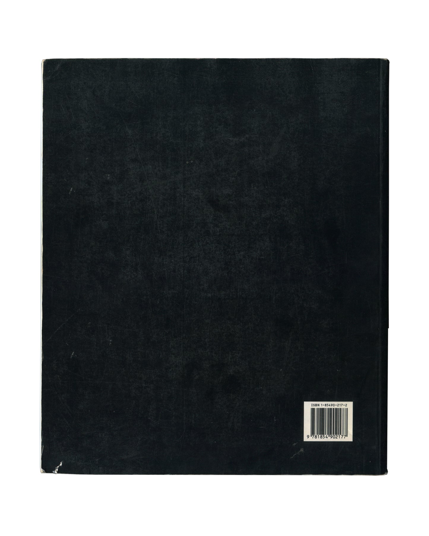 Reinhardt, Kosuth, González-Torres, Symptoms of Interference, Academy Editions 1994, back cover, plain black, ISBN barcode 