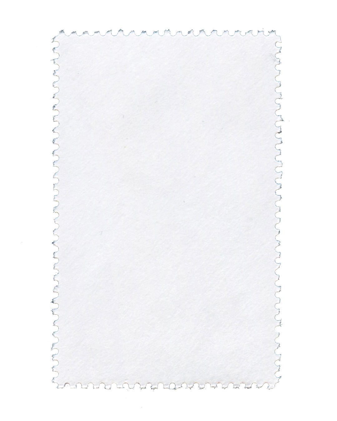Pipilotti Rist, Swiss Post special stamp, 100 Helvetia, 2014, plain gummed reverse with perforated edges, evidence of prior postal use, verso