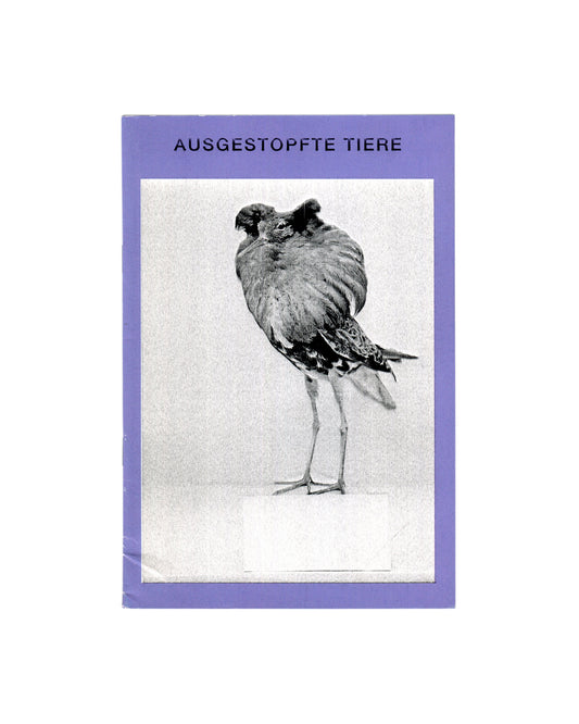 Guadalupe Ruiz, Ausgestopfte Tiere, Turbo Magazine No. 47, 2013, front cover: purple, b&w ruff bird specimen, bold title