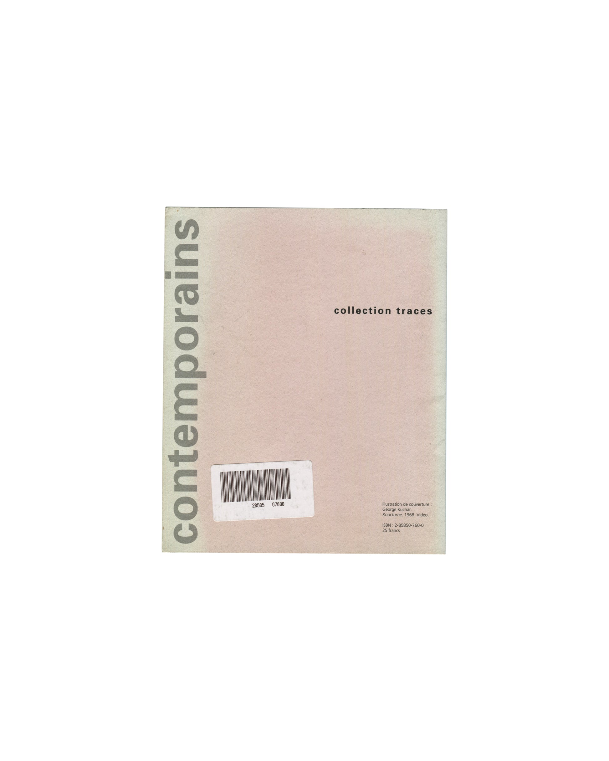 Cindy Sherman, George Kuchar, Annette Messager, Centre Georges Pompidou Paris, rear cover with barcode, 1993