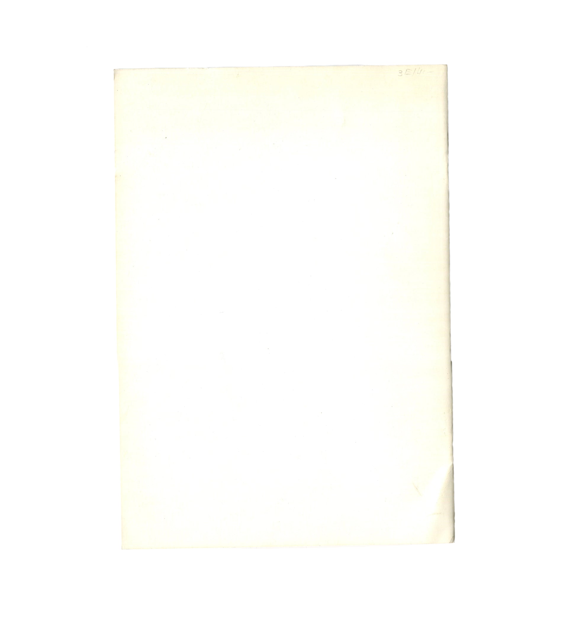Michael Steiner and Larry Poons, Skulpturen und Gemälde aus New York, Wuppertal 1978, back cover: plain cream, light age toning and corner curl
I